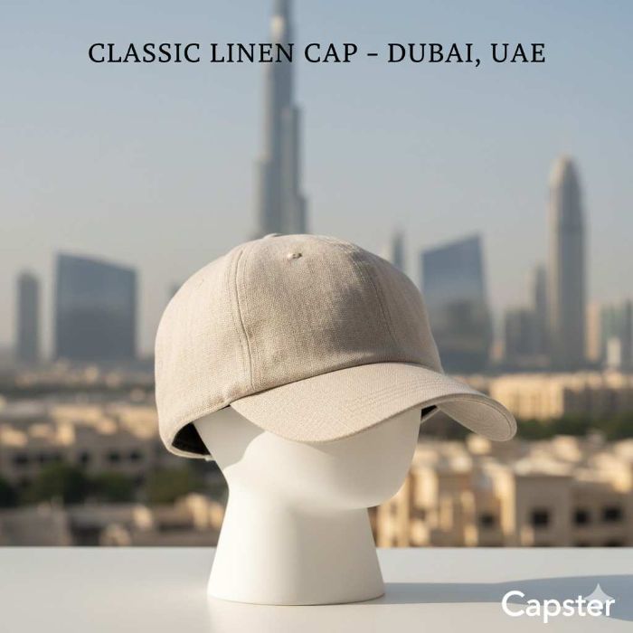 Classic Linen Cap Dubai, UAE
