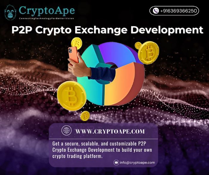 CryptoApe Advanced P2P Cryptocurrency Exchange Development for Instant Launch