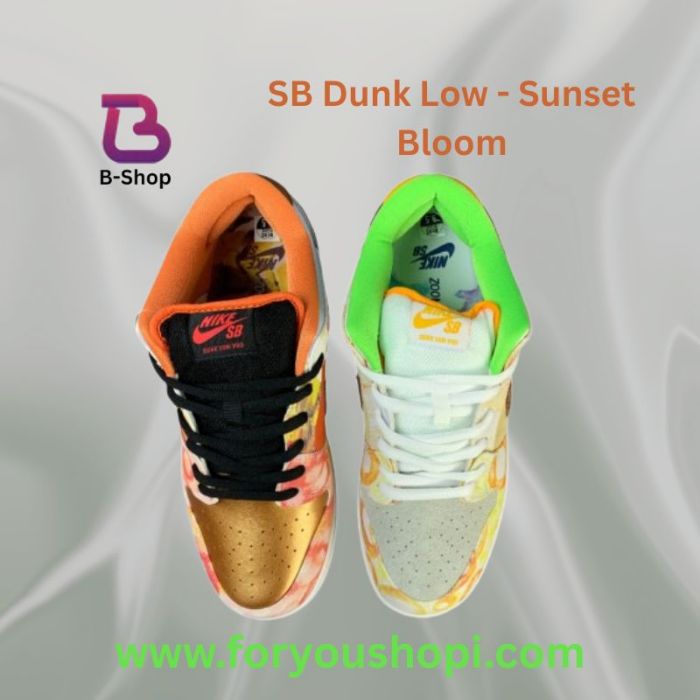 SB Dunk Low Sunset Bloom