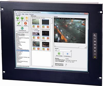 SpaceSaving Rack Mount Monitors for Security Systems