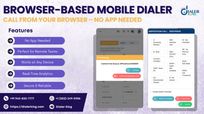 Web Dialer for Fast Calling! Call from Your Browser