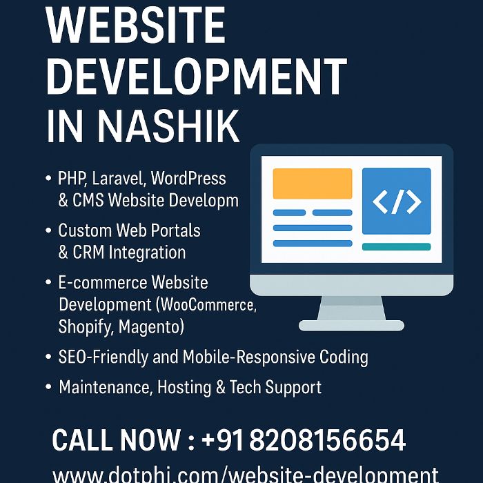 Custom Website Development in Nashik Powered by Dotphi Infosolution Custom Website Development in Nashik Powered by Dotphi Infosolution