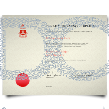 Fake College Diploma from Canada