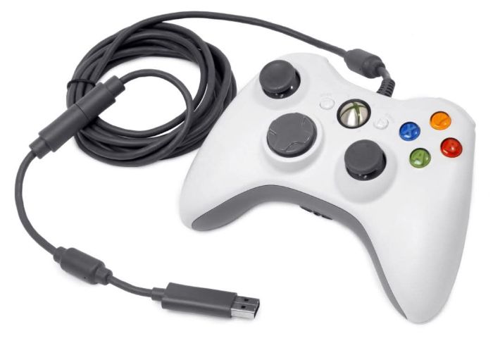 XBOX 360 gamepad controller
