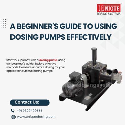 A Beginners Guide to Using Dosing Pumps Effectively