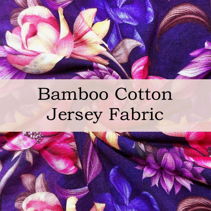 Bamboo Cotton Jersey Fabric: Soft, Sustainable, PrintReady