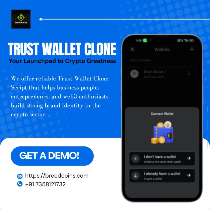 BreedCoins Scalable Trust Wallet Clone Script for Startups