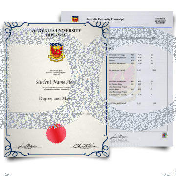 Buy Fake Diploma and Transcripts from Australian University
