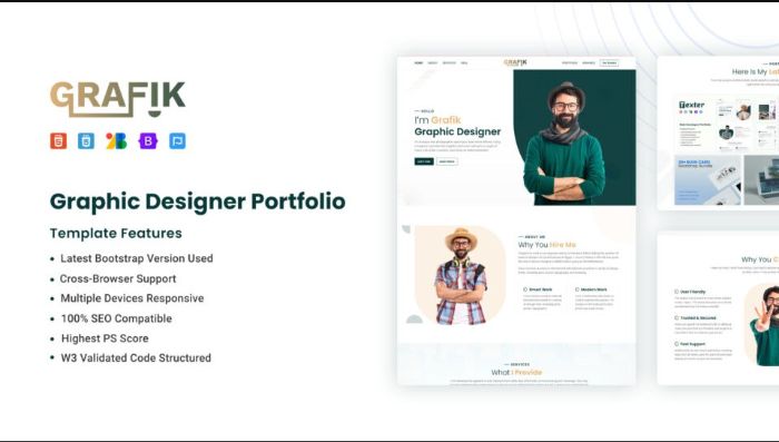 The Perfect One Page Template for Designers