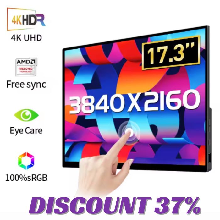 Beyond the Laptop: Why a 17.3inch 4K Touchscreen Portable Monitor is Your Ultimate Upgrade