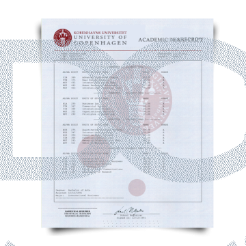 Fake Denmark College and University Transcripts CustomMade
