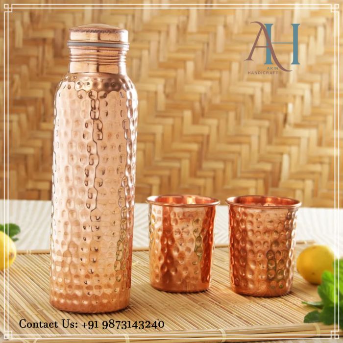Pure Copper Bottle Exporter