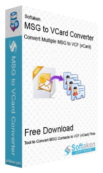Quick Exports MSG to vCard Tool in Bulk
