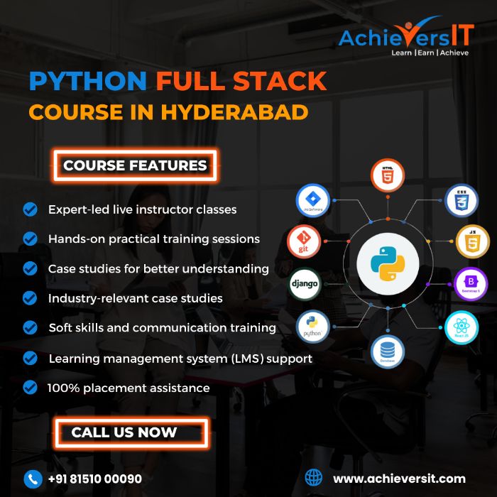 Python Full Stack Course Training in Hyderabad AchieversIT