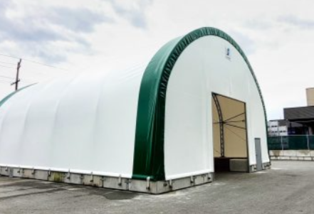 Strong Durable Fabric Structures by Mega Dome