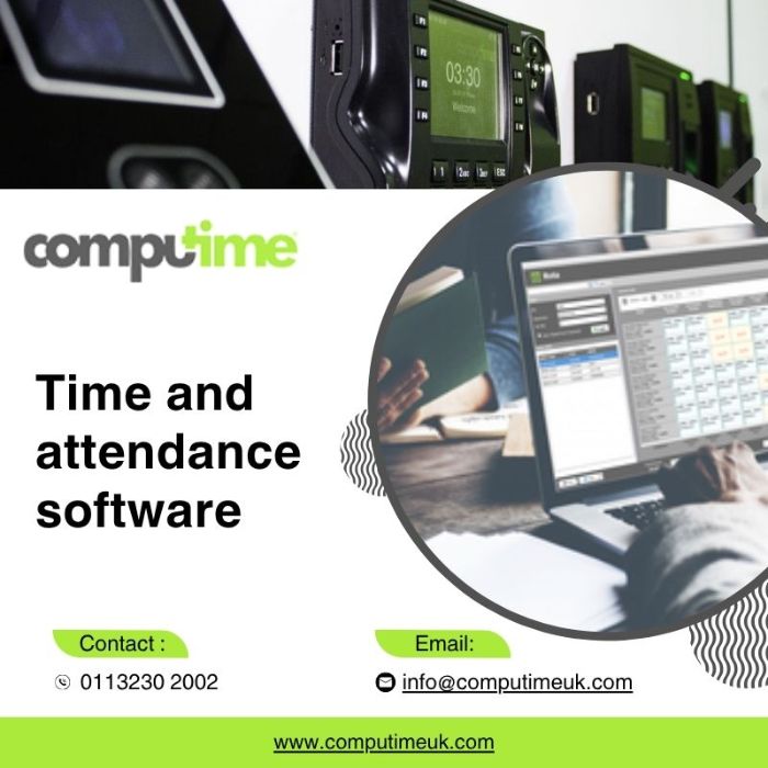 Time and attendance software with smart tracking tools