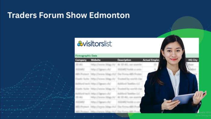 Unlock the Traders Forum Show Edmonton 2025 Exhibitors List
