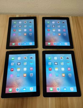 4 fairly used apple ipad 5th gen wifi