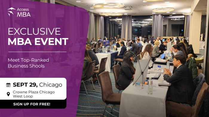Access MBA Event in Chicago, September 29 Access MBA Event in Chicago, September 29