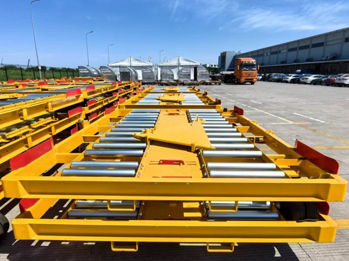 Side loading 7 ton multipurpose container dolly