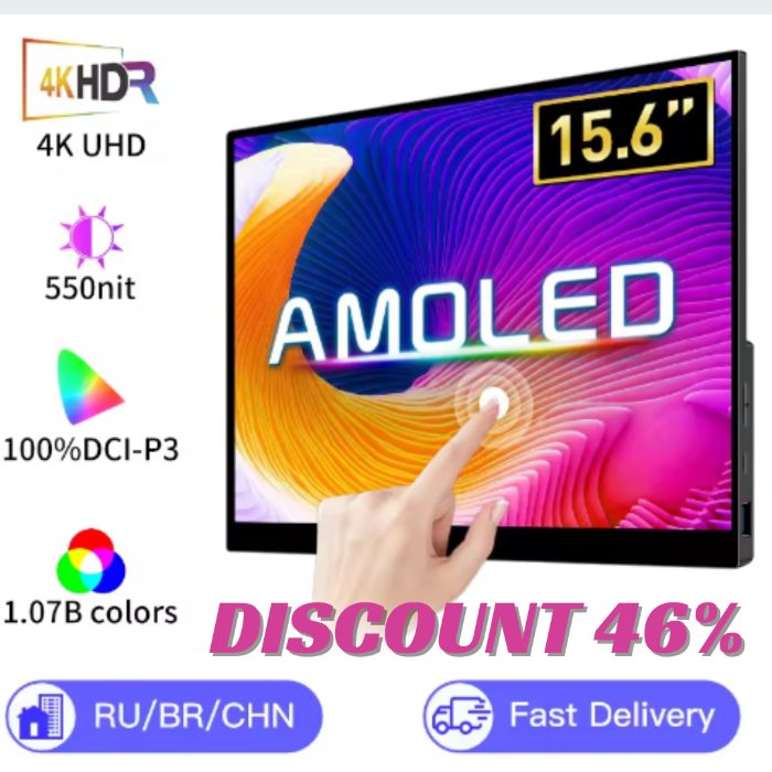 The Ultimate OntheGo Upgrade: Why a 4K OLED Touch Screen Portable Monitor is Your Next Essential Gadget