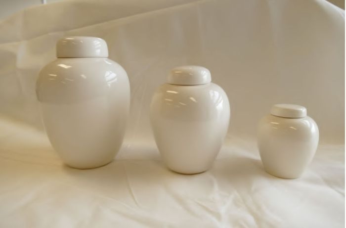 CERAMIC URNS PLAIN