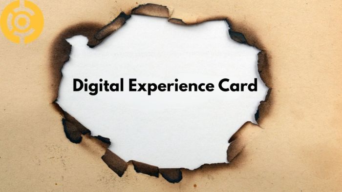 Digital Experience Card Digital Experience Card
