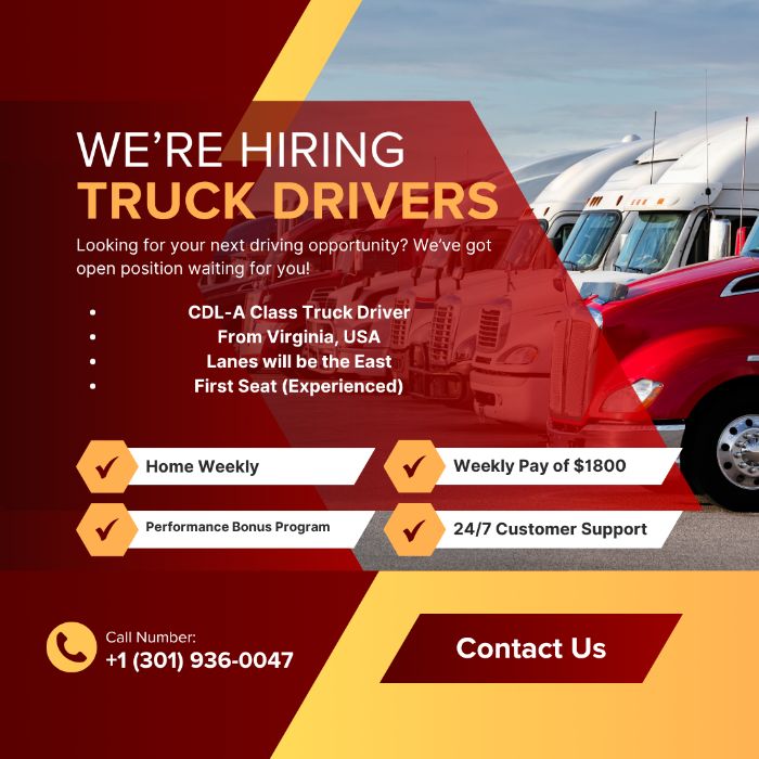 Looking for CDL A Drivers