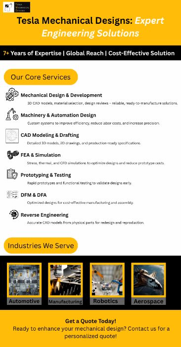Expert Mechanical Design Services for Precision and Performance