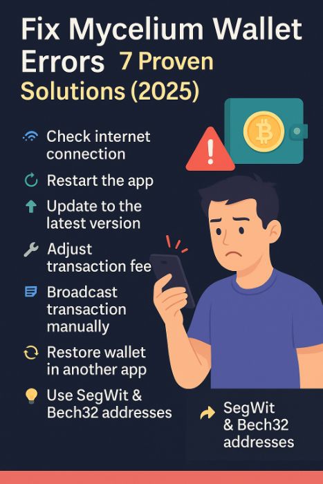 Fix Mycelium Wallet Errors StepbyStep Troubleshooting Guide 2025