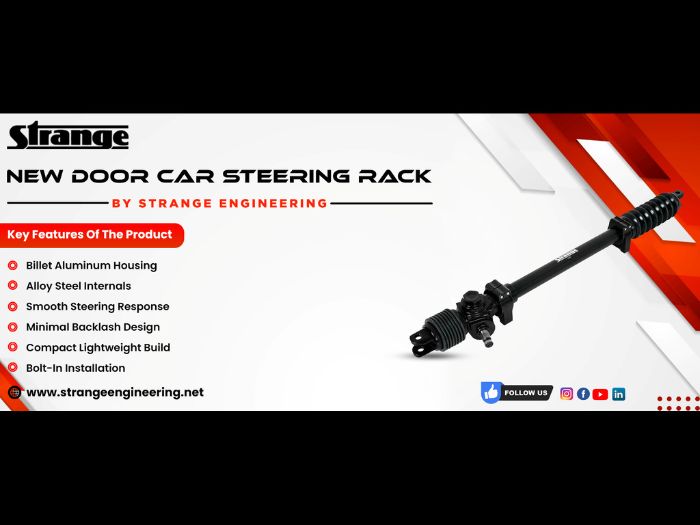 New Door Car Steering Racks by Strange Engineering