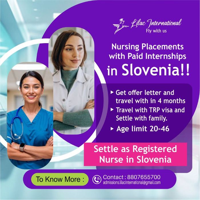 NURSING ADAPTATION PROGRAM IN SLOVENIA WITH TRP VISA