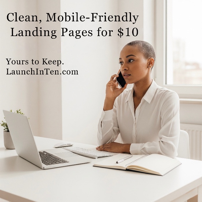 Get A Landing Page for 10