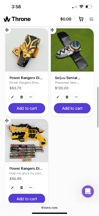 Please buy stuff for me on my wishlist on throne.com
