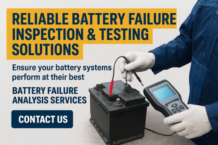 Reliable Battery Failure Inspection Testing Solutions