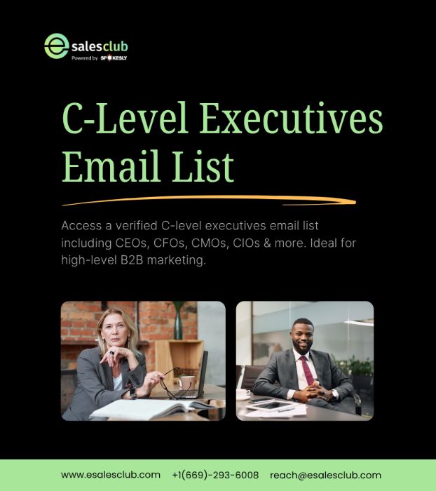 Target CLevel Execs Secure Your List Now!
