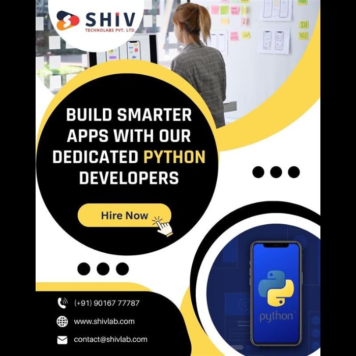 Hire OnDemand Python Developers by Shiv Technolabs