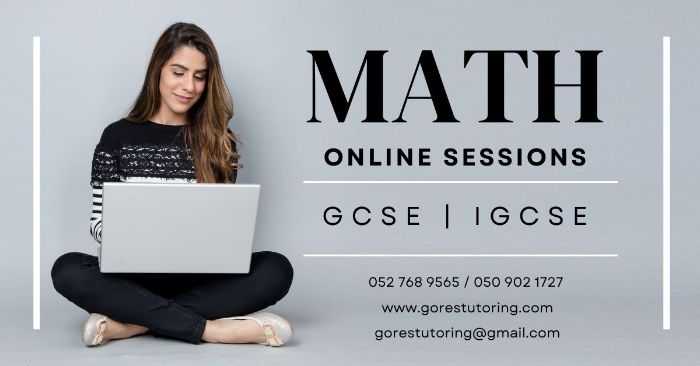 Face to face igcse math classes JLT