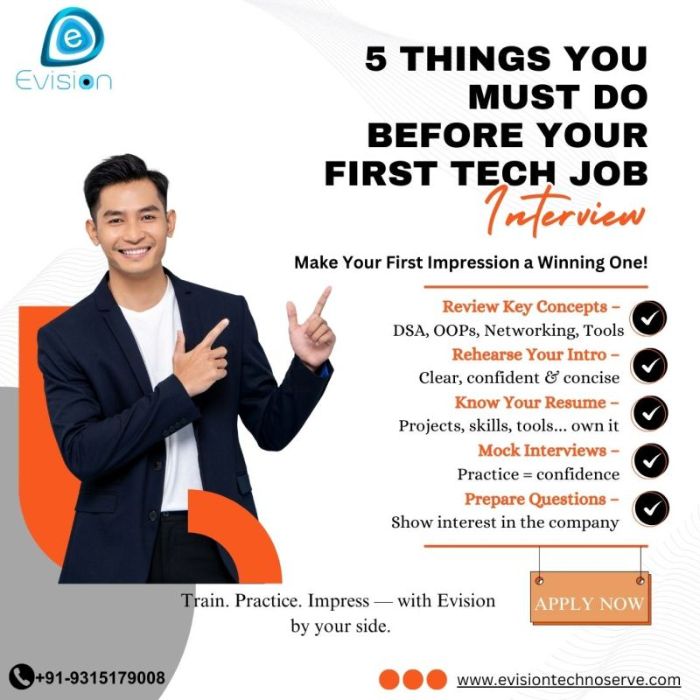 Preparing for your first tech job interview?