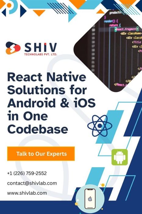 Complete React Native App Development Solutions by Shiv Technolabs