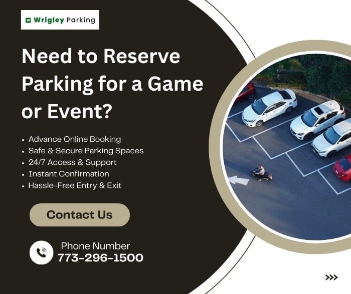 Need to Reserve Parking for a Game or Event?