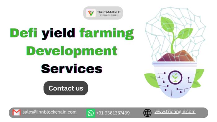 Defi yield farming development services