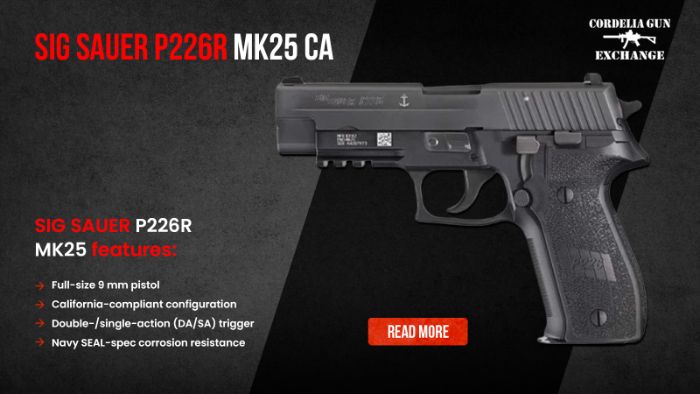 Sig Sauer P226 MK25 California Compliant For Sale in California