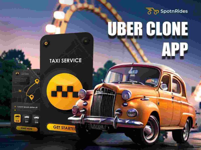 How does SpotnRides AIPowered Uber Clone App help startups?