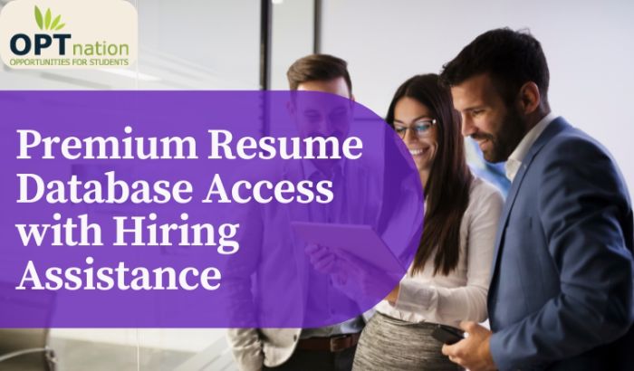 Premium Resume Database Access with Hiring Assistance