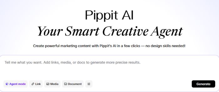 Sign up for Pippit AI!