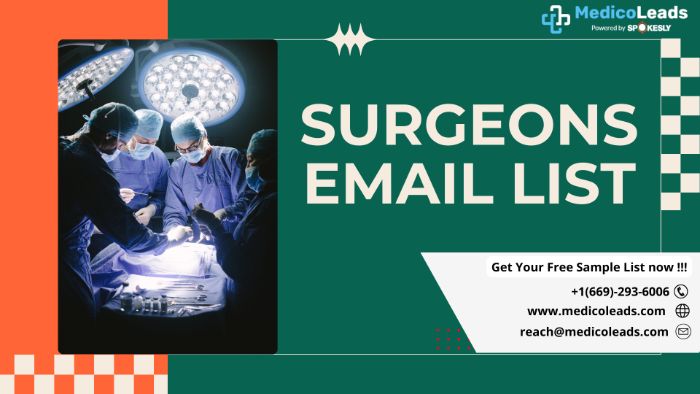 Surgical Nurses Contacts OptIn, MultiChannel Ready