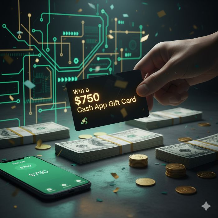 Win a 750 Cash App Gift Card
