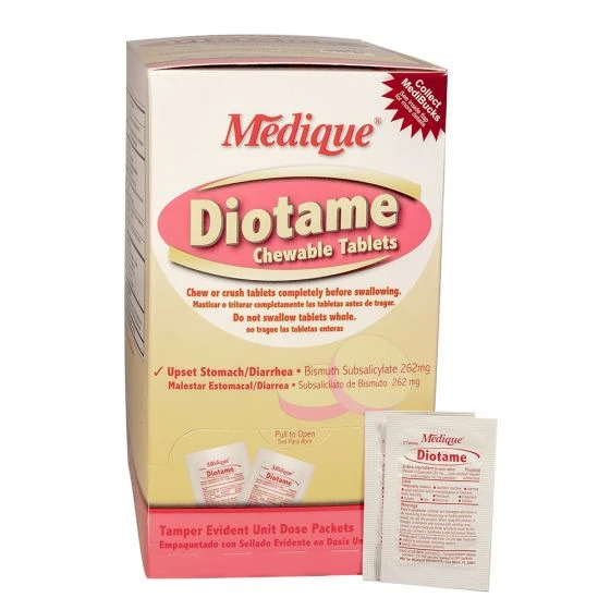 Diotame Bismuth Chewable Tablets, 2502s Box