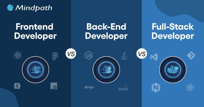 Front End vs Back End vs Full Stack